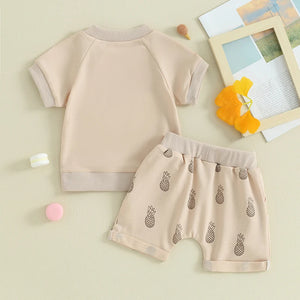 Cute Pineapple Beige Outfit