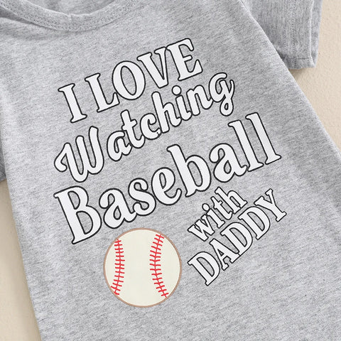 Image of Baseball With Daddy Outfit