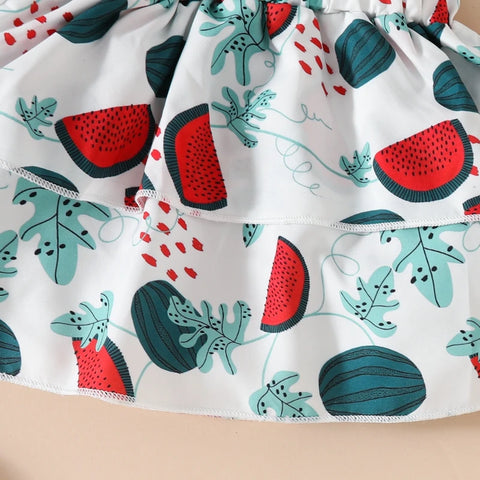 Image of Watermelon Suspender Dress Outfit