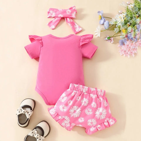 Image of Beautiful Pink Daisy Outfit