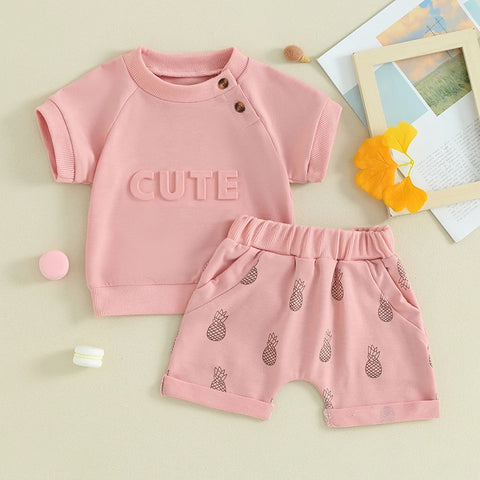 Image of Cute Pineapple Pink Outfit