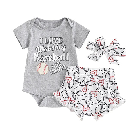 Image of Baseball With Daddy Outfit