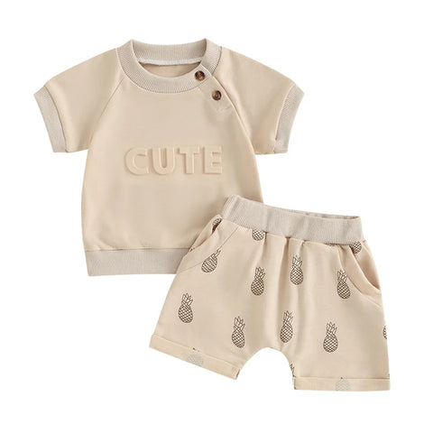 Image of Cute Pineapple Beige Outfit