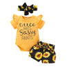 Sassy Pants Sunflower Summer Outfit