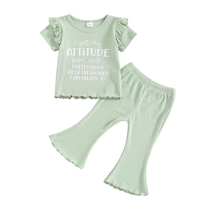 Attitude Ribbed Outfit - 3 Styles