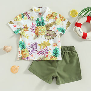 Tropical Pineapple Boy Outfit