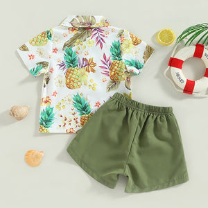 Tropical Pineapple Boy Outfit