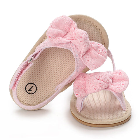 Image of Bowknot Cute Baby Slippers