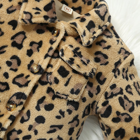 Image of Leopard Print Little Jacket