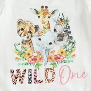 Wild One Baby Girl Outfit