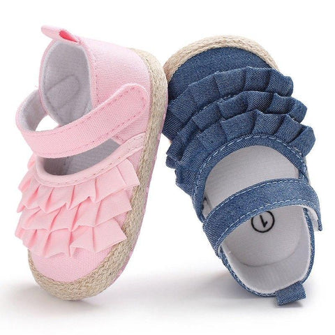Image of Ruffle Summer Baby Shoes