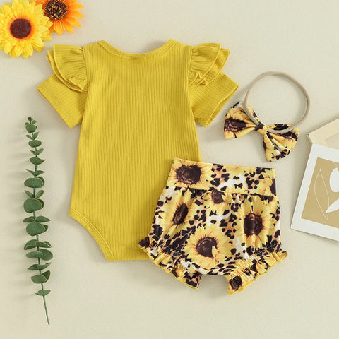 Image of Daddy's Girl Sunflower Outfit