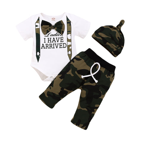 Image of I Have Arrived Camo Boy Outfit