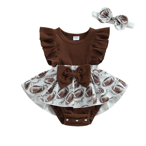 Image of Cute Ruffle Football Outfit