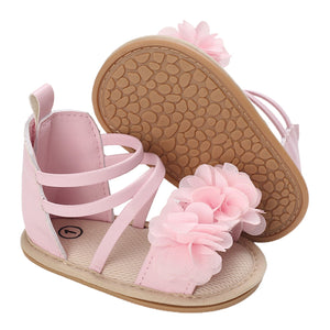 Floral Gladiator Baby Sandals