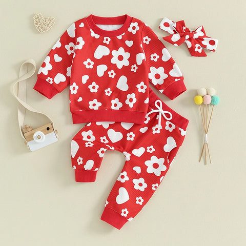 Image of Hearts & Flowers Outfit
