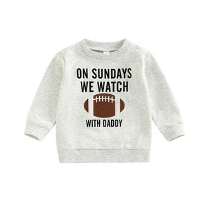 Football With Daddy Sweatshirt