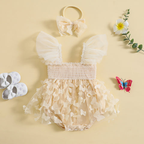 Image of Butterfly Princess Beige Outfit