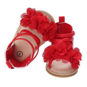 Floral Gladiator Baby Sandals