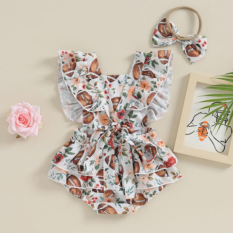 Image of Floral Football Outfit