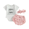 Mama's World Daddy's Girl Ruffle Outfit