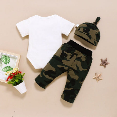 Image of I Have Arrived Camo Boy Outfit