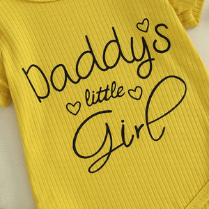 Daddy's Girl Sunflower Outfit