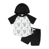 Hooded Bison Monochrome Outfit