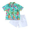Floral Pineapple Boy Outfit