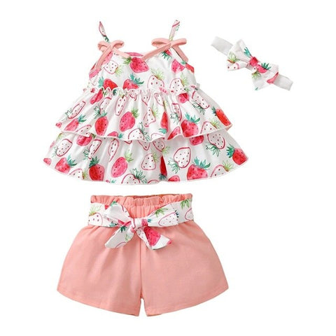 Image of Ruffle Strawberry Outfit