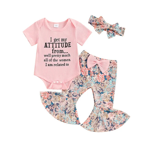 Image of Attitude Bell Bottoms Outfit