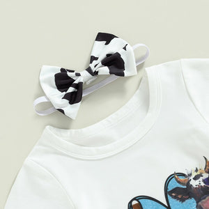 Peace Love Cows Summer Outfit
