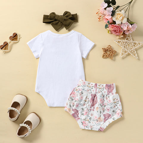 Image of Little Cowgirl Floral Outfit