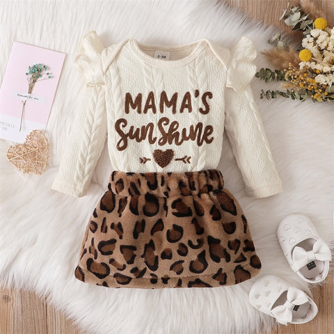 Image of Mama's Sunshine Leopard Outfit