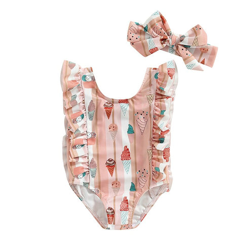 Image of Ice Cream Girly Swim Set