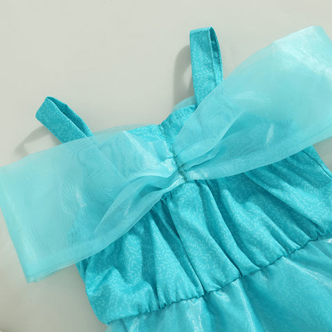 Image of Blue Princess Romper