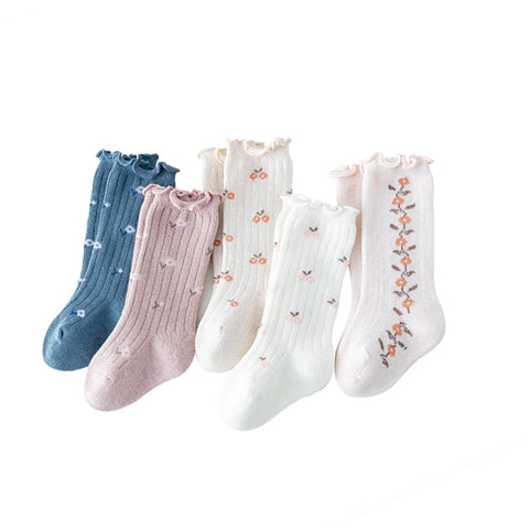 Image of Floral High Socks