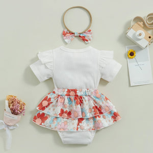 Mama's Bestie Floral Outfit