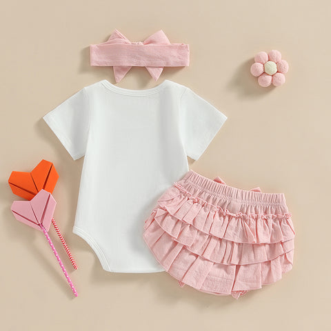 Image of Mama's World Daddy's Girl Ruffle Outfit