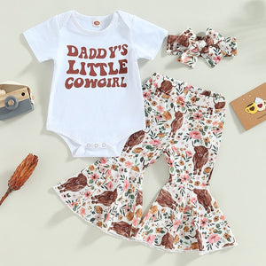 Daddy's Little Cowgirl Outfit