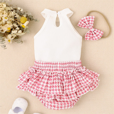 Image of Pink Heart Bloomers Outfit