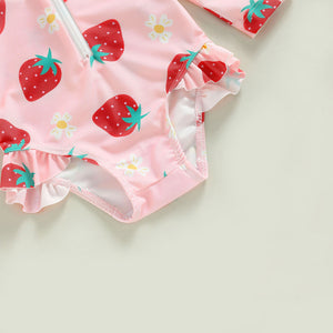 Strawberry Print Beachwear - 2 Styles