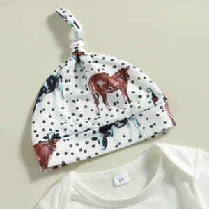 New To The Herd Polka Dot Outfit