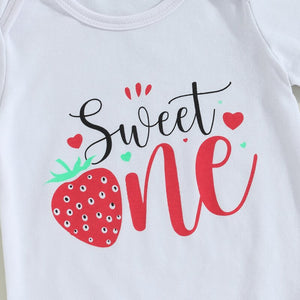 Sweet One Strawberry Outfit
