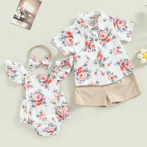 Floral Sibling Outfit