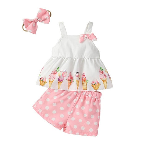 Image of Sweet Pink Polka Dot Outfit