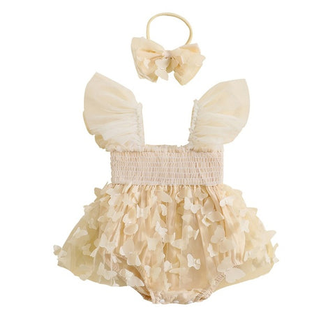 Image of Butterfly Princess Beige Outfit