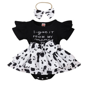 Got It From Mama Cow Print Outfit