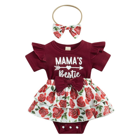 Image of Mama's Bestie Rose Outfit